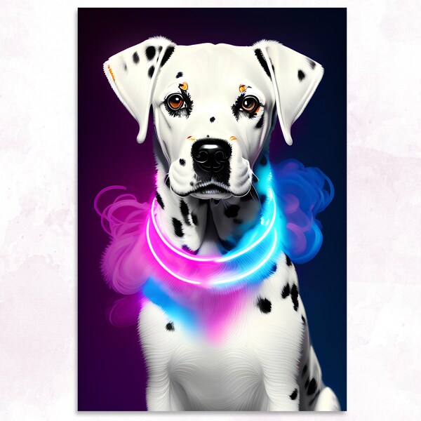 Dalmatian Wall Art Etsy