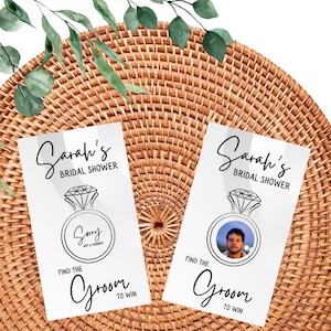 Bridal Shower Games, Printed, Who has The Groom, Bridal Shower Scratch Off, Who Has the Groom Scratch off Game, Bachelorette Game