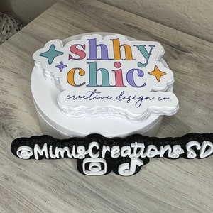 Pegatinas comerciales personalizadas / Pegatinas con logotipo / Pegatinas de marketing en redes sociales / Envío rápido / Prueba gratuita antes de imprimir