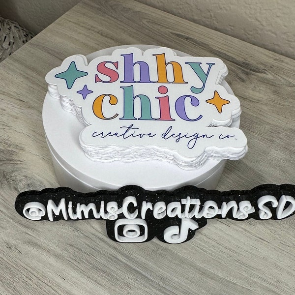 Business Custom Stickers | logo stickers | Social media marketing stickers | Fast same day Shipping, Free Proof Before Print