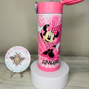 Garrafa de água personalizada para crianças | Totalmente personalizável e à prova de derramamento | Adicione qualquer design e nome