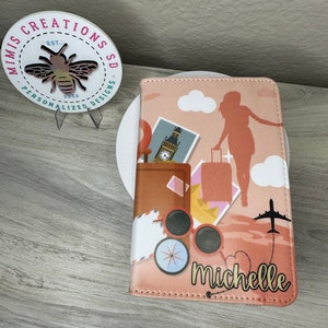 Passport Case, Personalized Passport cover, Passport holder, Bridesmaid Gift, HoneyMoon gift, Travel lover Gift, Custom passport