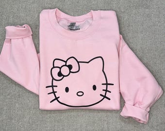 Kitty Pink or Black Sweaters