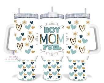 DIGITAL IMAGE 40oz Boy Mama Fuel png for sublimation Instant download