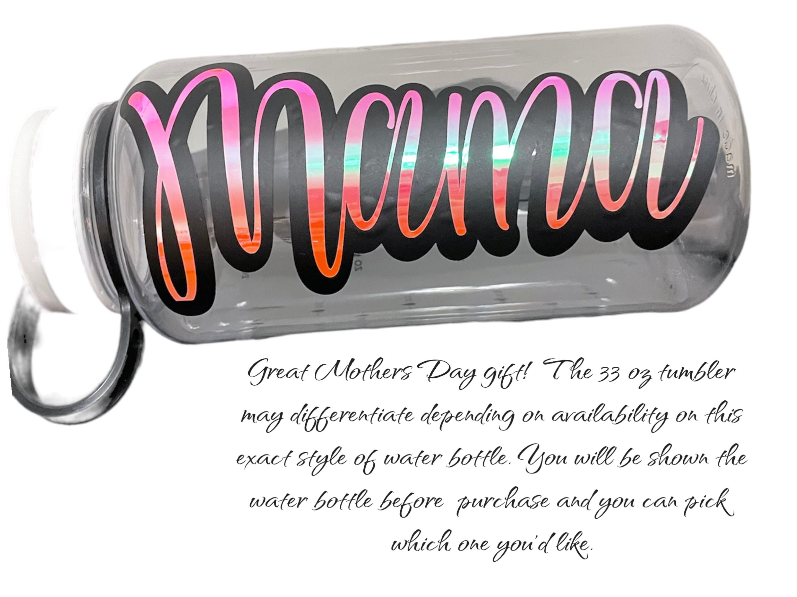 Blessed Mama Water Bottle  34oz-pink – Bodied Clothing