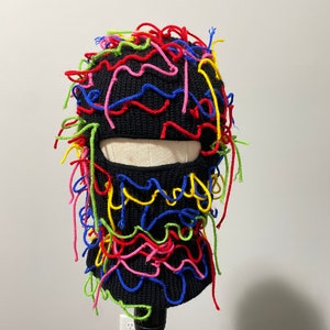 Distressed ski mask