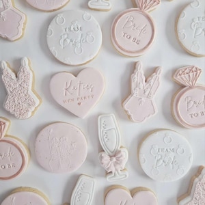 Hen Do cookies | Hen Do biscuits | Bride To Be biscuits | Personalised hen do cookies