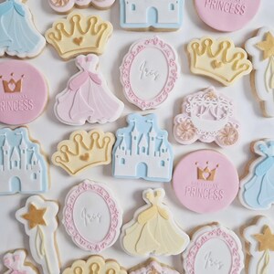 Princess Cookies | Fairy Tale Inspired Cookies | Happy Birthday cookies | Birthday cookies