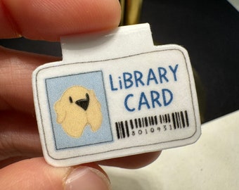 Golden Retriever Magnetic Bookmark, Mini Bookmarks, Dog Bookmarks, Library Card Bookmark, Laminated Bookmarks, Cute Dog Lover Bookmarks