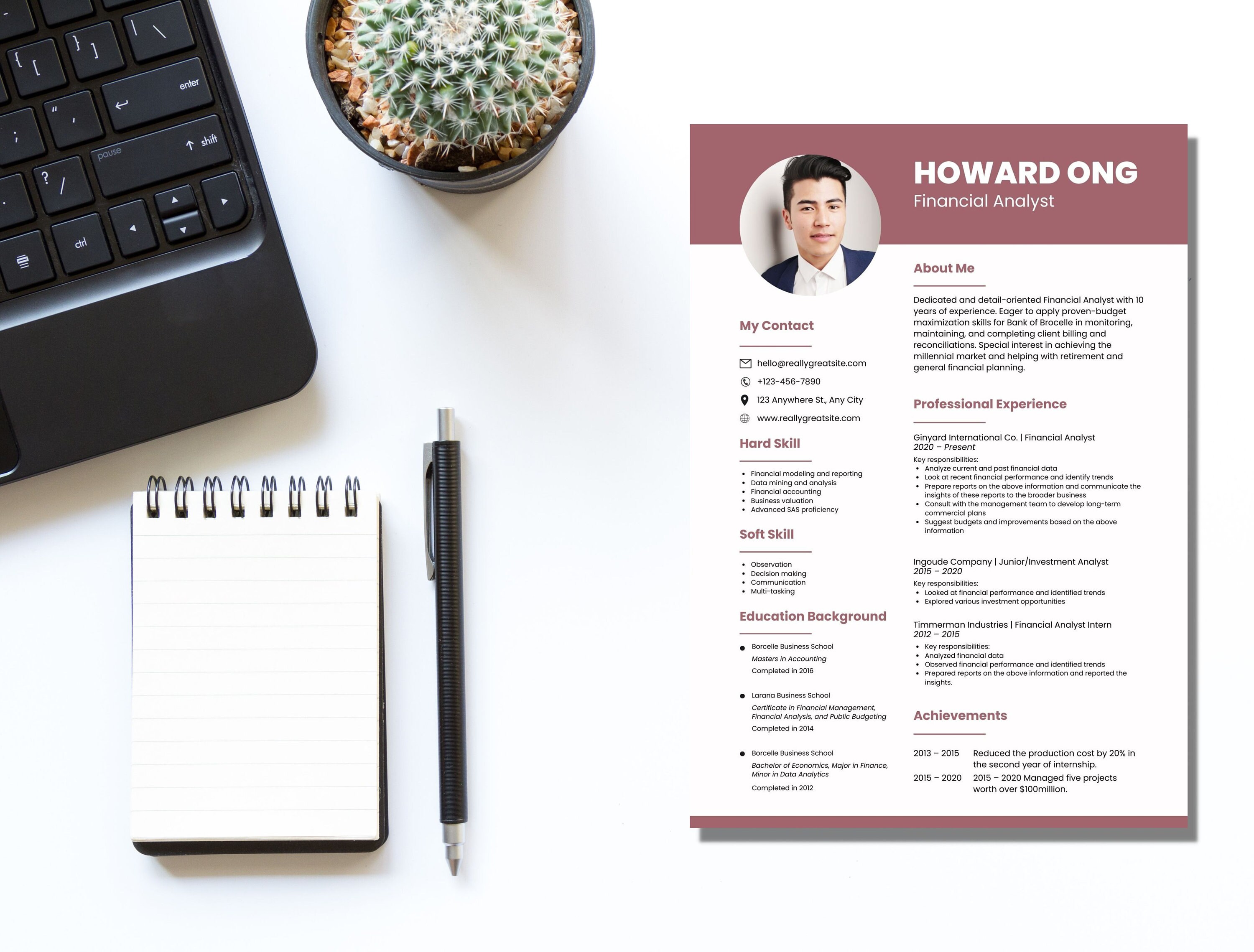 Resume for Microsoft Word | Cover Letter and References Template ...