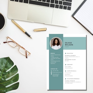 Resume for Microsoft Word | Cover Letter I References Template | Resume Template Instant Download.