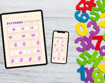 Worksheet Bundle | Preschool Worksheets, Editable Worksheets, Homeschool Worksheets, Activities, Preschool Printables.