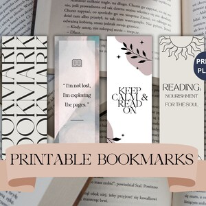 Bookmark, Printable bookmarks, cute bookmark, bookmark for women
