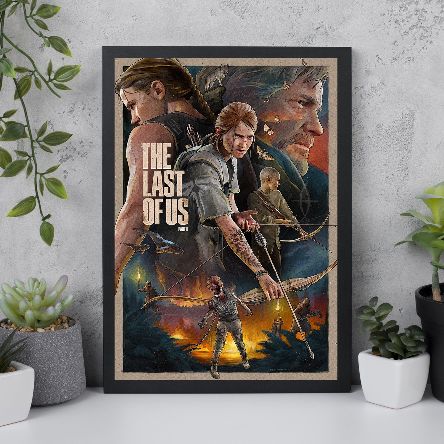 Sweetums Signatures The Last of Us - Part 2 Gaming Poster，12x18inch，30x46cm