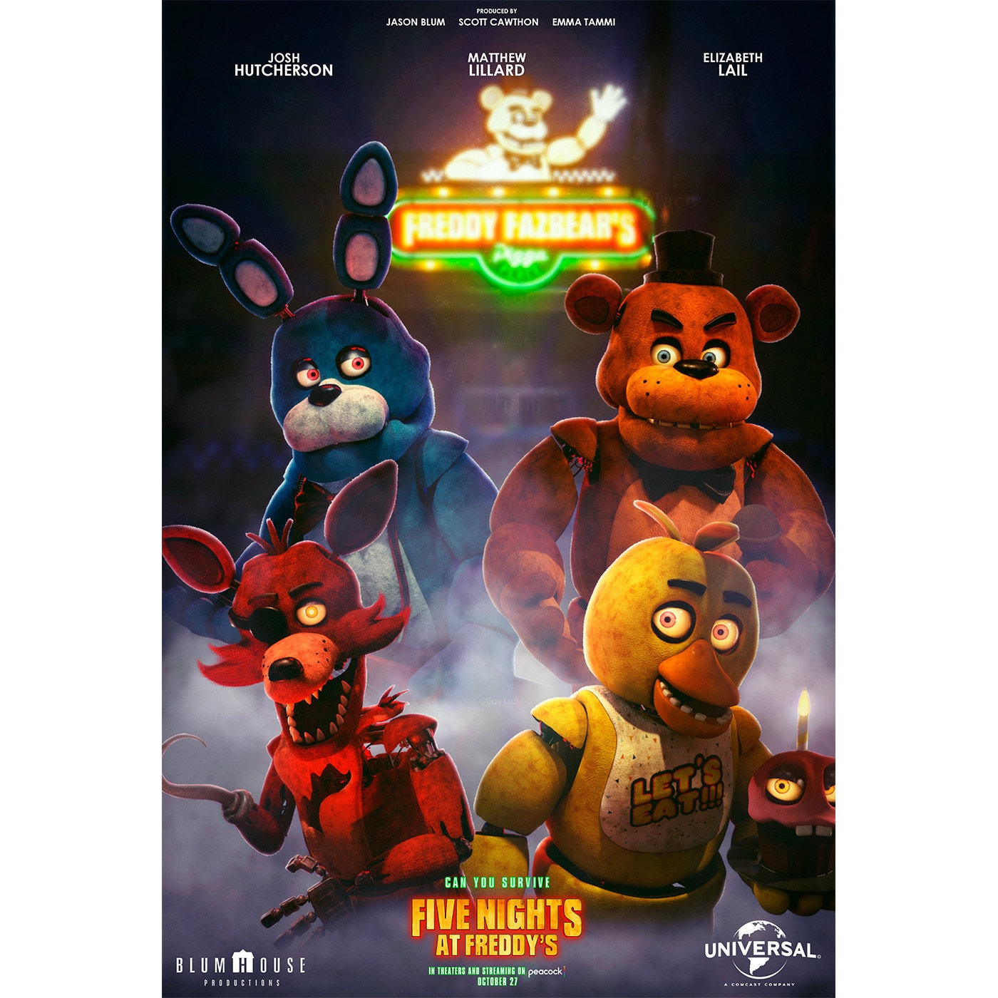 Five Nights At Freddy's 2023 PREMIUM Movie POSTER MADE IN USA