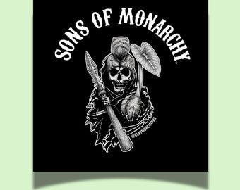 Large 4” Sticker | Honolulu Humor | Hawaii Stickers | Die-Cut Vinyl Decal | Hawaiian Monarchy | SOA