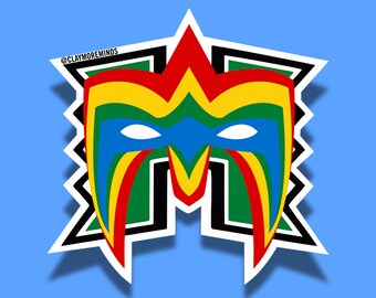 Large 4" Ultimate Rainbow Warrior Sticker | Honolulu Humor | Hawaii Stickers | Die-Cut Vinyl Decal | UH Warriors