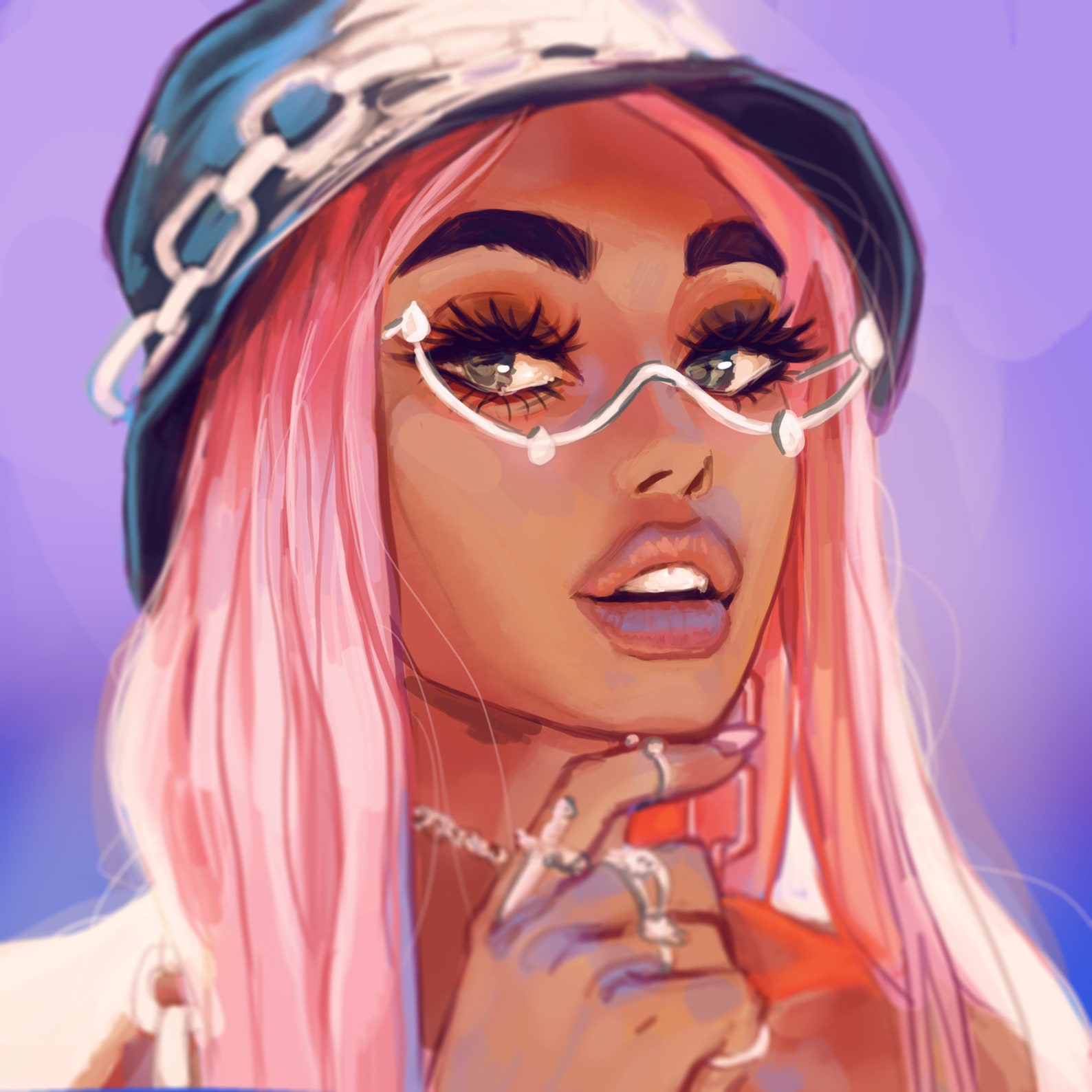 Custom Portrait Made for Dnd Anime or Selfies, Good Art Gift for Loved