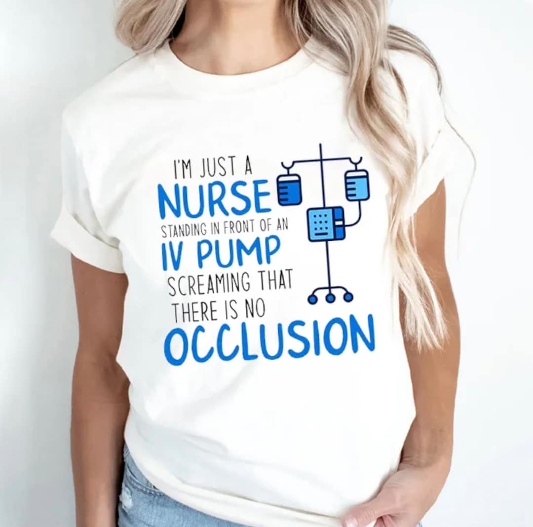 Funny Nurse Shirt Beeping IV Pump Shirt Infusion Nurse Etsy