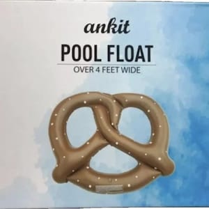 NEW ANKIT Pretzel Swimming Pool Float. 4 Feet Wide. Great Gift!