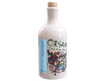 Extra Virgin Olive Oil Organic – ceramic bottle – 16.9 fl oz By Oliveti d'Italia