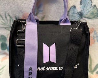 BTS Inspired Canvas Tote Bag