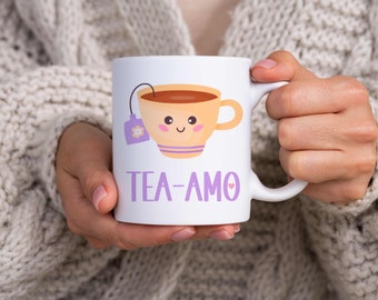 Mug For Tea Lover Gift Idea For Tea Addict Mug For Best Friend Cute Gift For Her Birthday Gift For Girlfriend Cute Mug For Tea Lover Gifts