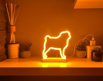 Pug desk LED lamp