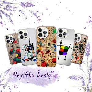 Joan miro Phone Case Joan miro art Cover for iPhone 16 15 14 13 12 Pro 11 XR 8 7, Samsung S23 S22 A73 A53 A13 A14 S21 Fe S20, Pixel 7 6A