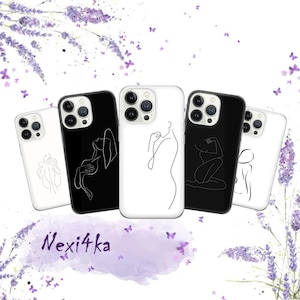 Custodia per telefono femminile da donna Cover per iPhone 16 15 14 13 12 Pro 11 XR SE, Samsung S23 S22 A73 A53 A13 A14 S21 Fe S20, Pixel 8 7 6A