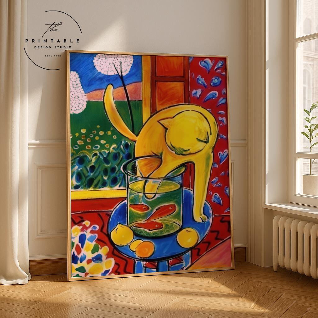 Poisson rouge matisse - Etsy 日本