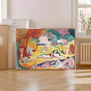 Henri Matisse Joy of Life | Modern Colorful Art Print | Abstract Art Print | Fauvism Painting | Printable Wall Art | Digital Download