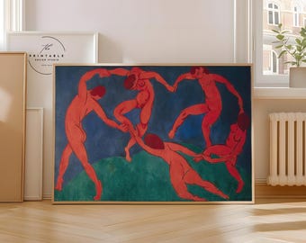 Henri Matisse Dance | Fauvism Painting | Abstract Art Print | Modern Art Print | Dance Print | Printable Wall Art | Digital Download