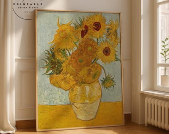 ひまわり ヴィンセント・ヴァン・ゴッホ デジタルダウンロード - Etsy 日本