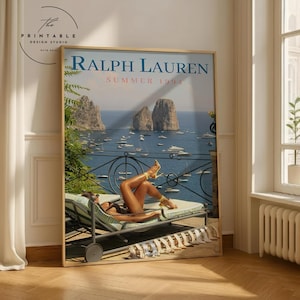 Fashion Magazine Poster, Vintage Fashion Magazine Poster, Retro Fashion Boat Art, Luxury Fashion Print, Old Fashion, Digital Wall Art