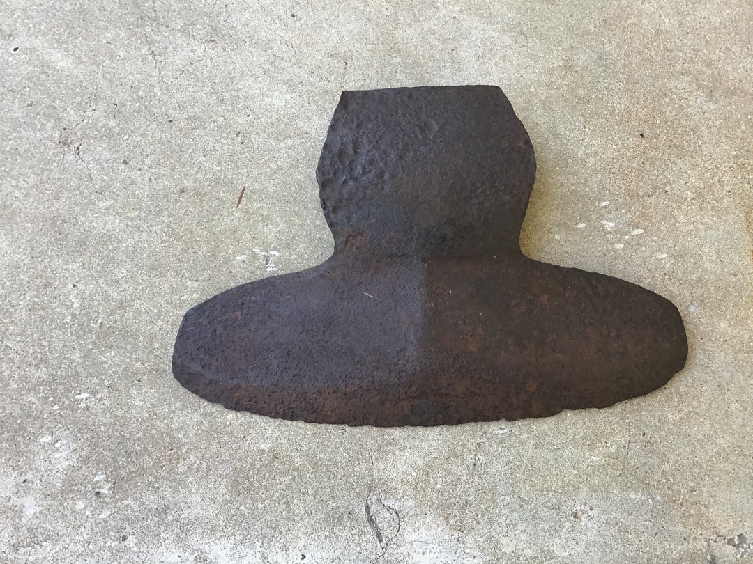 Antique 1800s Blacksmith Made Broad Axe Head Offset Hewing Axe Etsy
