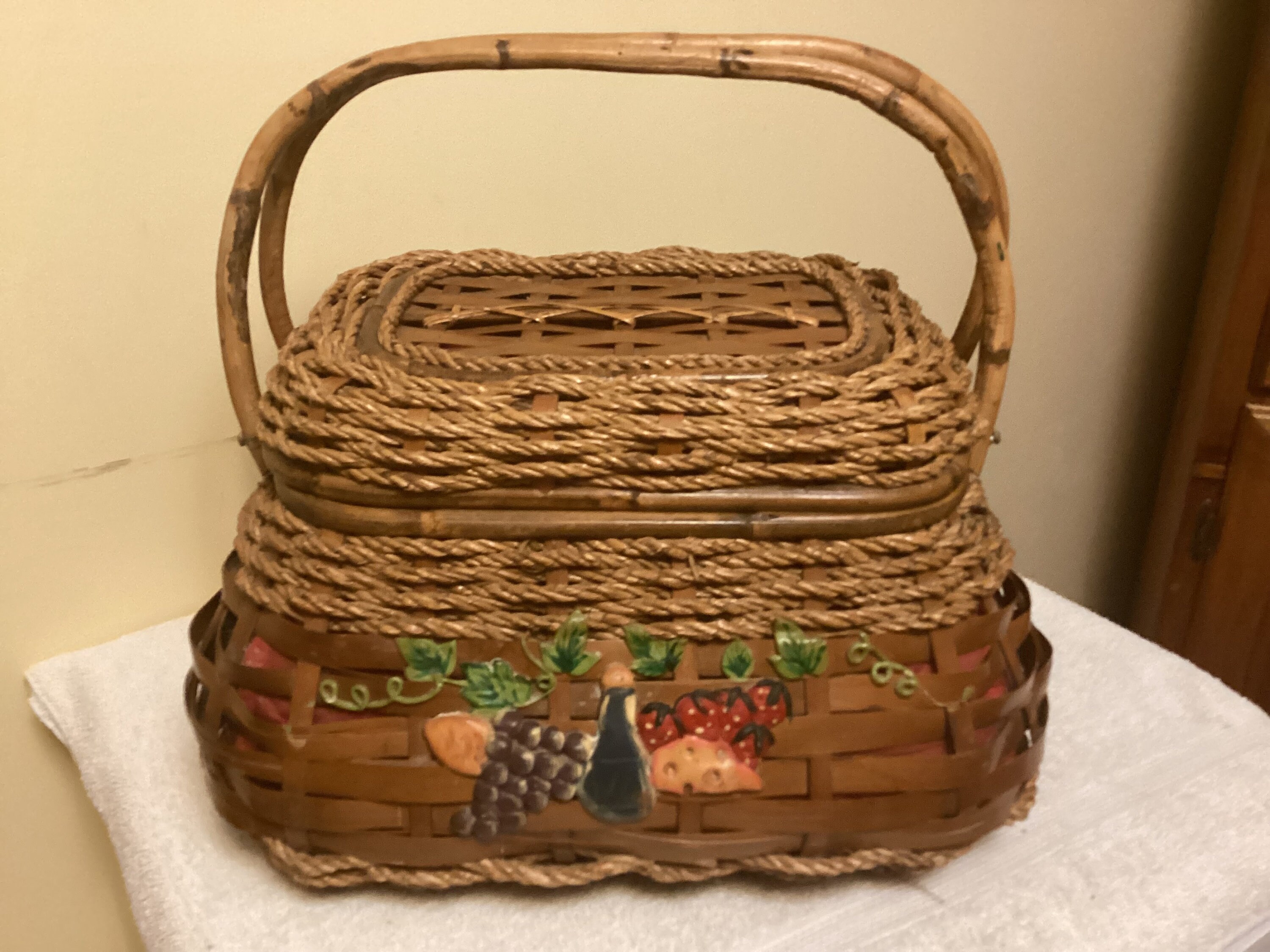 Vintage Handcrafted Philipines Natural Woven Straw Pasikin Basktet Size S Vintage Basket Rattan Philippines - Etsy main image 3