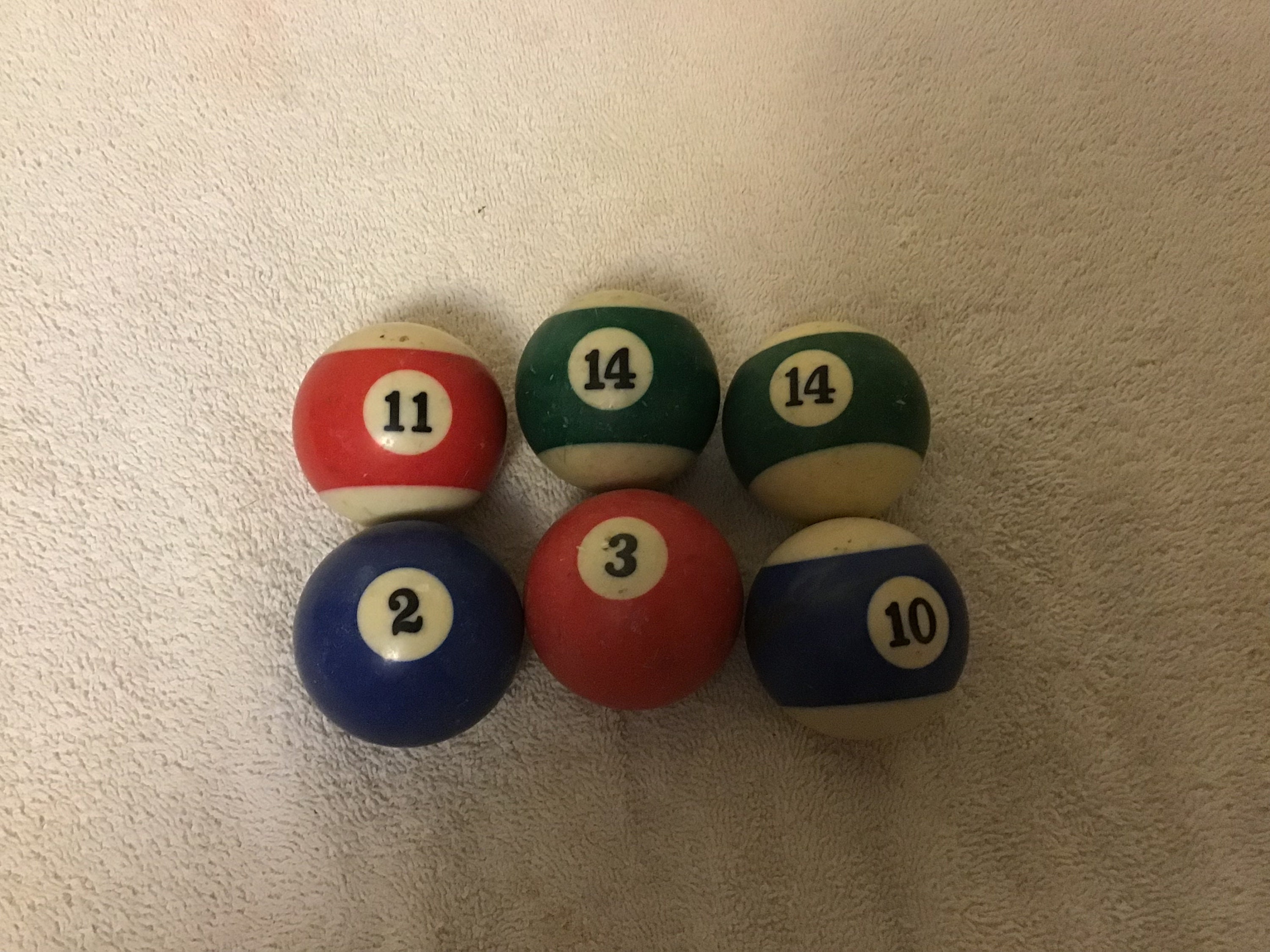 Rustic Pool Balls Vintage Rustic Billiard Pool Balls - Etsy