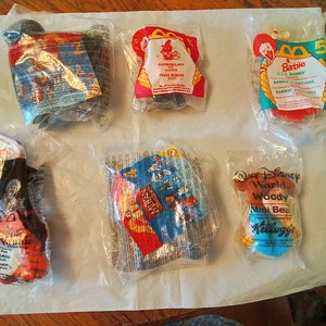 McDonalds beanie babies and Happy meal toys from the 90&#39;s.