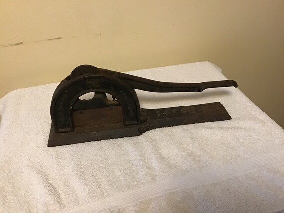 antique tobacco leaf cutter tool Antique Tobacco Leaf Shredder -