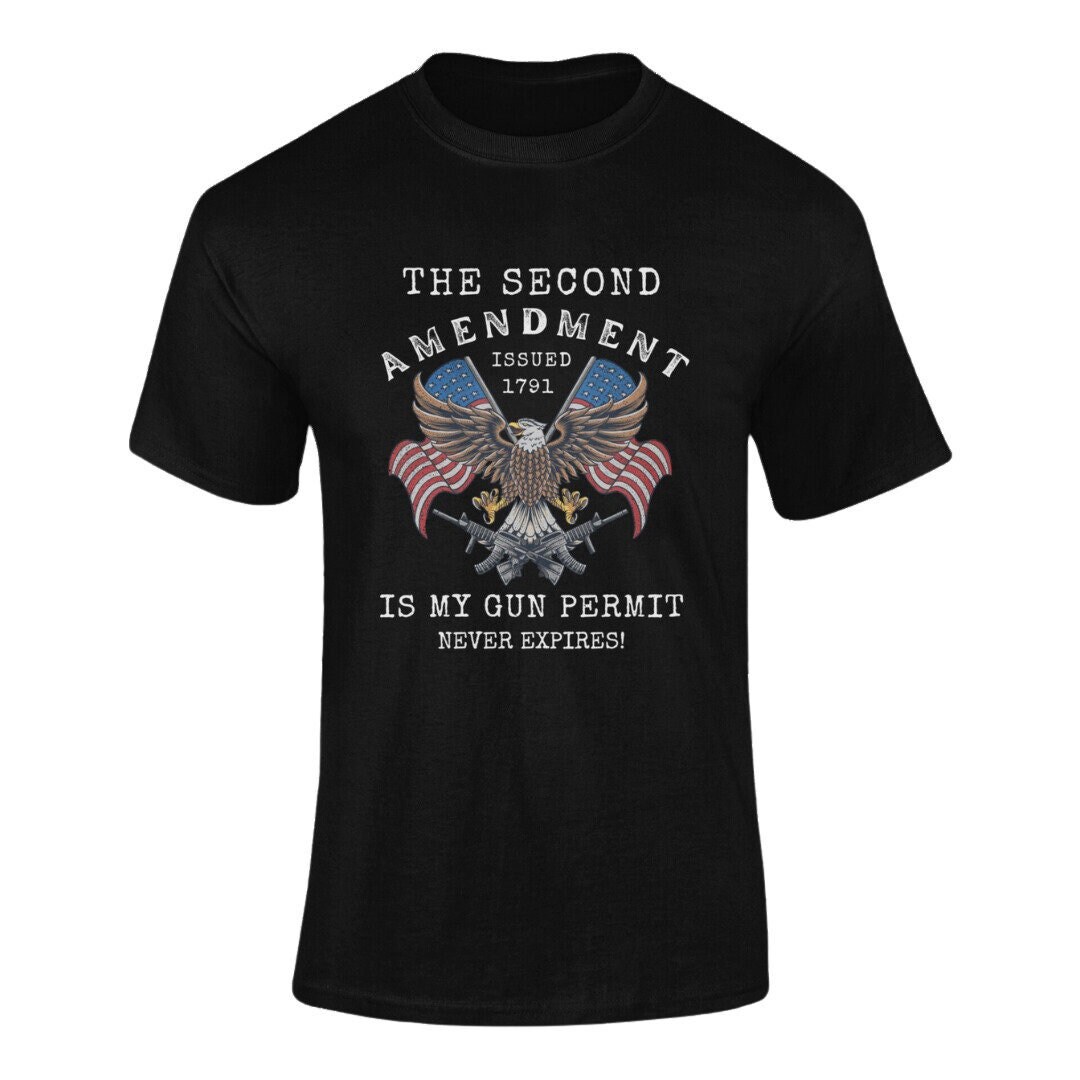 The Second Amendment is My Gun Permit Premium Unisex Tshirt Etsy
