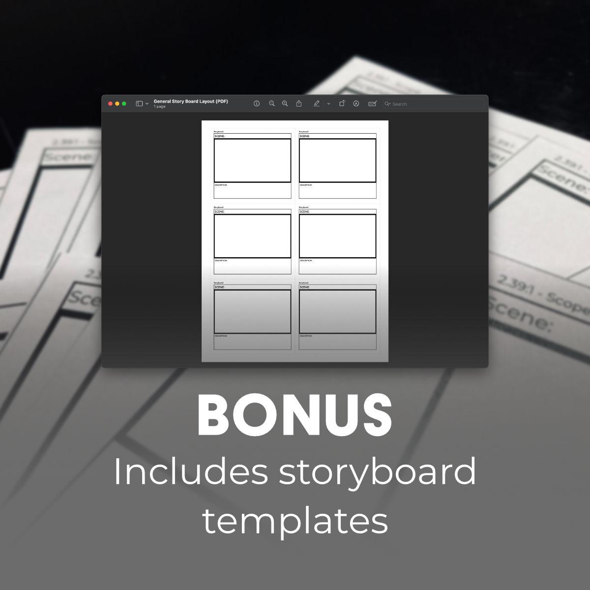 Filmmaking List Filmmaking Shot List Template Bundle: Macos Pages + MS Word - Etsy