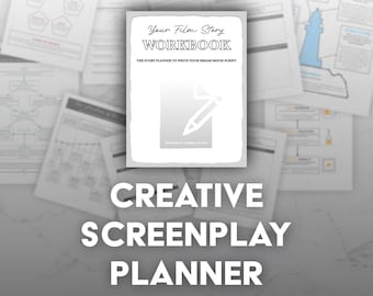Movie Script Planner | Screenwriting Workbook & Story Structure Guide PDF