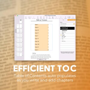 Book Writing Template for Pages | Manuscript Formatter | KDP Ready (8.5x11, 6x9, & 5x8 Sizes) image 5