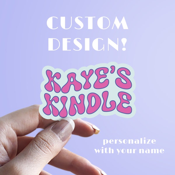 CUSTOM DESIGN Kindle Book Sticker