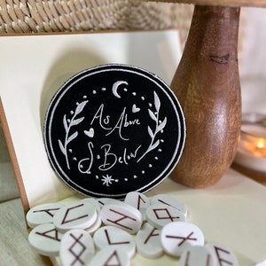 PATCH &quot;As Above, So Below&quot; Iron On