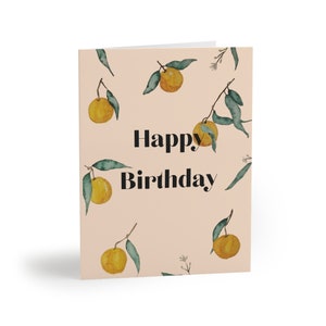 Cartões de feliz aniversário Clementine (8, 16 e 24 unidades)