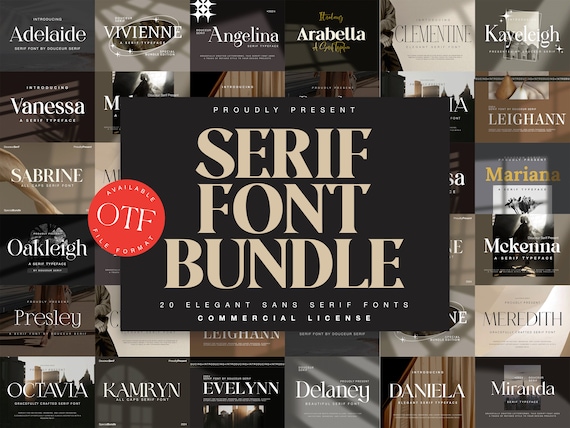 Modern Serif Font Bundle, Logo Fonts, Wedding Fonts, Luxe Fonts, Circuit Fonts, Procreate Fonts, Canva Fonts, Invitation Fonts, New OTF Font