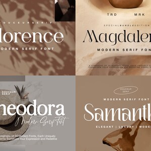 Modern Font Bundle, Logo Fonts, Wedding Fonts, Handwritten Fonts ...