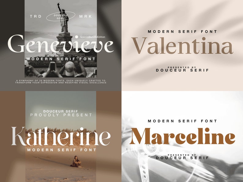 Modern Font Bundle, Logo Fonts, Wedding Fonts, Handwritten Fonts ...